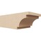 Ekena Millwork 6in. W x 4in. H x 12in. L Mediterranean Woodgrain TimberThane Rafter Tail, Primed Tan RFTUR06X04X12MEDRCPR - alternate 1